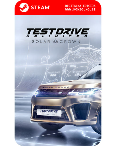 Test Drive Unlimited Solar Crown - Gold Edition - Steam koda brez škatlice (WINDOWS PC)