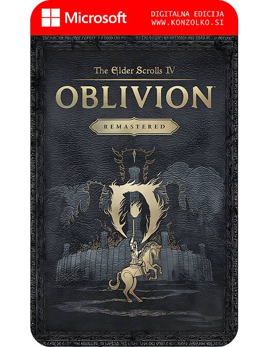 The Elder Scrolls 4 Oblivion Remastered - Microsoft Store koda brez škatlice (WINDOWS PC)