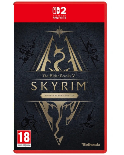 The Elder Scrolls 5 Skyrim Anniversary Edition - koda v škatlici (SWITCH 2)