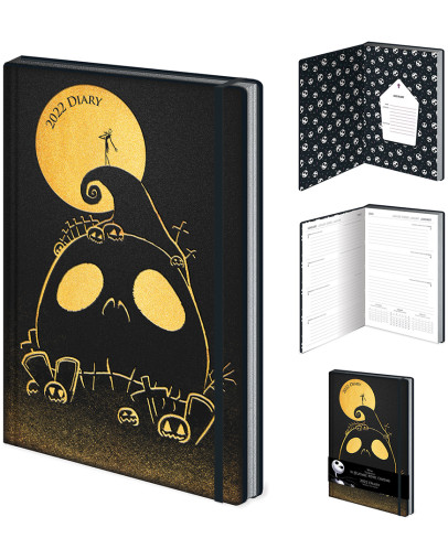 The Nightmare Before Christmas King Jack 2022 dnevnik Pyramid