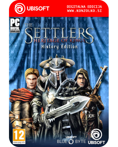 The Settlers Heritage of Kings History Edition - Ubisoft Connect koda brez škatlice (WINDOWS PC)