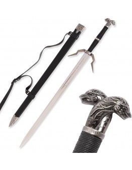 The Witcher Geralt of Rivia Silver Sword (okrasna replika)