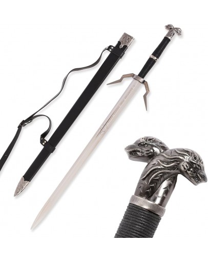 The Witcher Geralt of Rivia Silver Sword (okrasna replika)