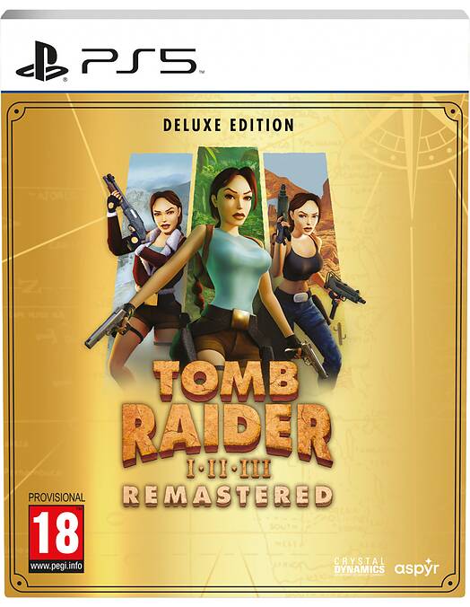 Tomb Raider 1-3 Remastered Starring Lara Croft Deluxe Edition (PS5)