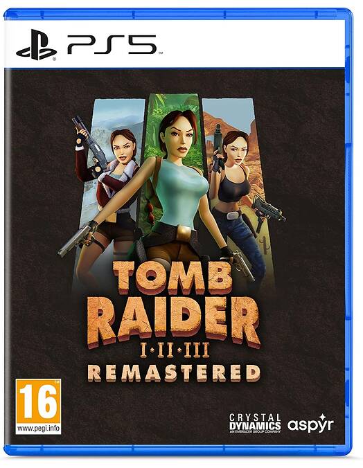 Tomb Raider 1-3 Remastered Starring Lara Croft (PS5)