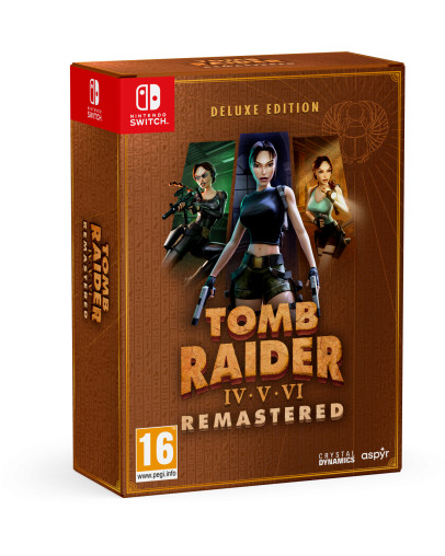 Tomb Raider 4, 5 & 6 Remastered Starring Lara Croft Deluxe Edition (SWITCH) - rabljeno