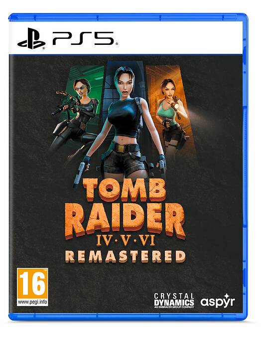Tomb Raider 4-6 Remastered Starring Lara Croft (PS5)