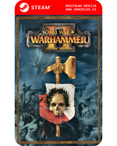 Total War Warhammer 2 The Prophet & The Warlock dodatek za igro - Steam koda brez škatlice (WINDOWS PC)