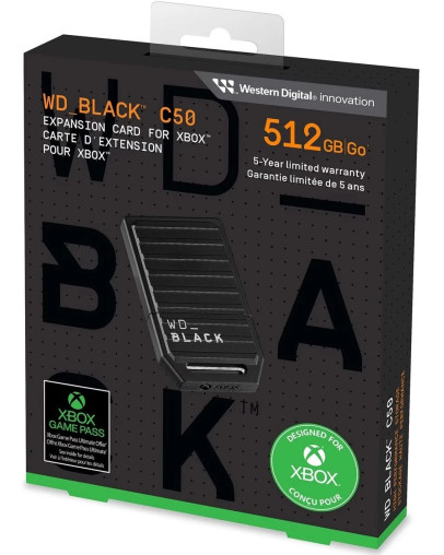 Trdi disk 512GB WD Black C50 za Xbox Series X & Xbox Series S
