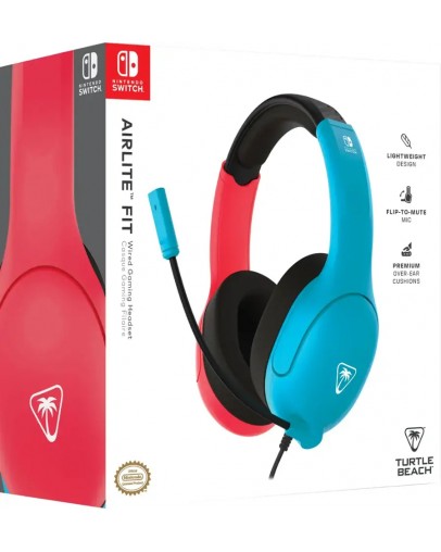 Turtle Beach Airlite Fit žične slušalke (Neon) za PC & Switch & PS5 & PS4 & Xbox Series & Xbox One
