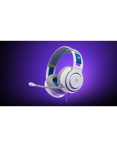 Turtle Beach Atlas 200 žične igralne slušalke v beli barvi za PS5 & PS4
