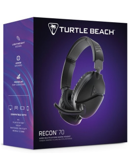 Turtle Beach Recon 70 žične slušalke črne barve za PC & PS5 & PS4 & Xbox Series & Xbox One & Switch