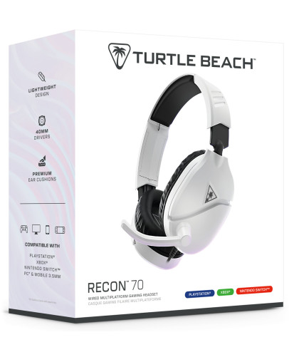 Turtle Beach Recon 70P žične slušalke črne barve za PC & PS5 & PS4 & Switch & Xbox Series & Xbox One