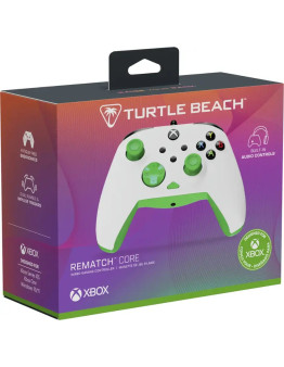 Turtle Beach Rematch belo-zelen žični kontroler za PC & Xbox Series & Xbox One
