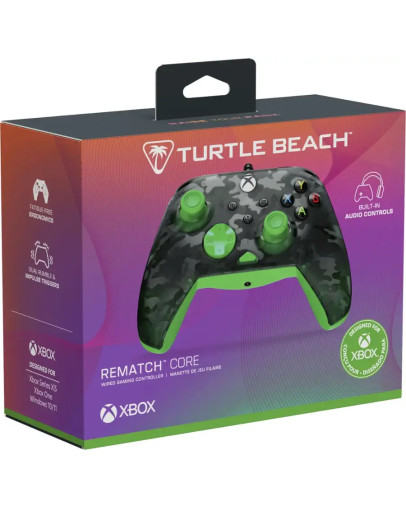 Turtle Beach Rematch Green Camo žični kontroler za PC & Xbox Series & Xbox One