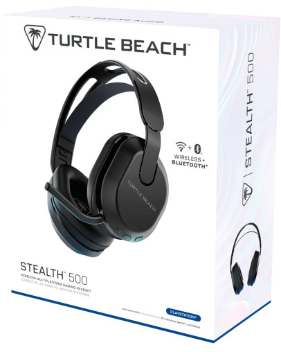 Turtle Beach Stealth 500 v2 brezžične slušalke črne barve za PC & PS5 & PS4 & Switch & mobilne naprave