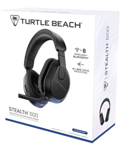 Turtle Beach Stealth 600 Gen 2 USB brezžične igralne slušalke črne barve za PS5 & PS4