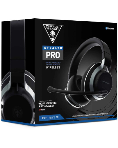 Turtle Beach Stealth Pro brezžične slušalke za PC & PS5 & PS4 & Switch & mobilne naprave