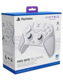 Turtle Beach Victrix Pro BFG brezžični igralni plošček bele barve za PS5 & PS4 & PC