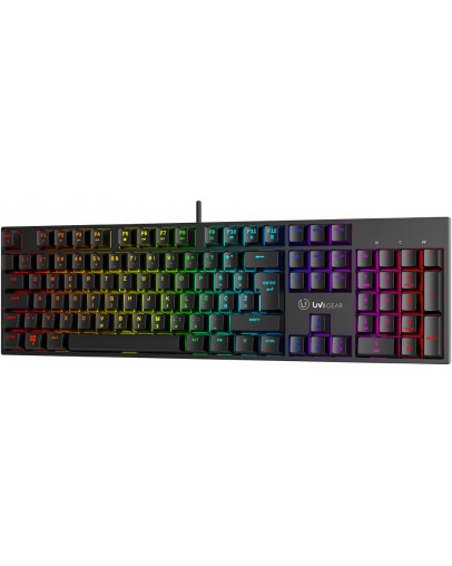 UVI Greed V2 žična mehanska RGB tipkovnica z rjavimi stikali in UKslovensko postavitvijo UVI Greed V2 žična mehanska RGB tipkovnica z rjavimi stikali in UKslovensko postavitvijo