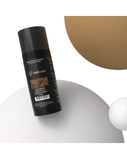 UVI Hair lasna vlakna 28g do 50 nanosov v svetlo rjavi barvi