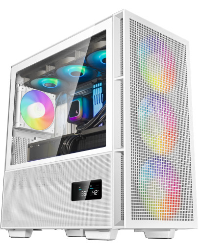 UVI Omega AM97 vodno hlajen računalnik Ryzen 7 9700X & RX 9070 XT 16GB & 2TB SSD & 32GB RAM bele barve