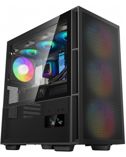 UVI Omega AM97X vodno hlajen računalnik za gamerje z Ryzen 7 9800X3D & RX 9070 XT 16GB & 2TB SSD & 64GB RAM črne barve