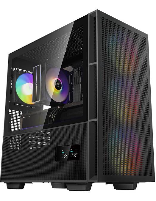 UVI Omega NV56F16 računalnik Ryzen 5 7500F & RTX 5060 8GB & 1TB SSD & 16GB RAM & Windows 11 črne barve