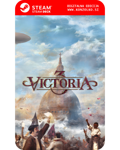 Victoria 3 - Steam koda brez škatlice (WINDOWS PC | STEAM DECK)