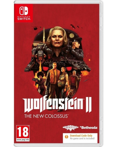 Wolfenstein 2 New Colossus - koda v škatlici (SWITCH) Wolfenstein 2 New Colossus - koda v škatlici (SWITCH)
