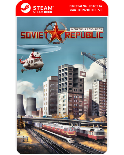 Workers & Resources Soviet Republic - Steam koda brez škatlice (WINDOWS PC | STEAM DECK)