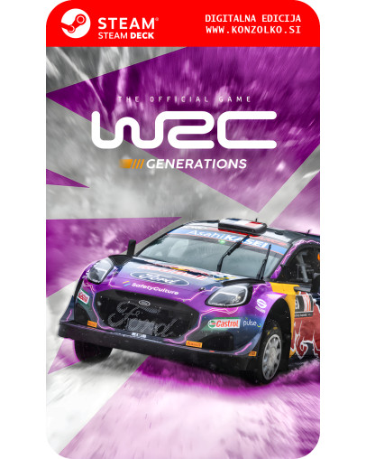 WRC Generations Fully Loaded Edition - Steam koda brez škatlice (WINDOWS PC | STEAM DECK)