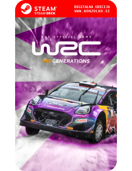 WRC Generations - Steam koda brez škatlice (WINDOWS PC | STEAM DECK)