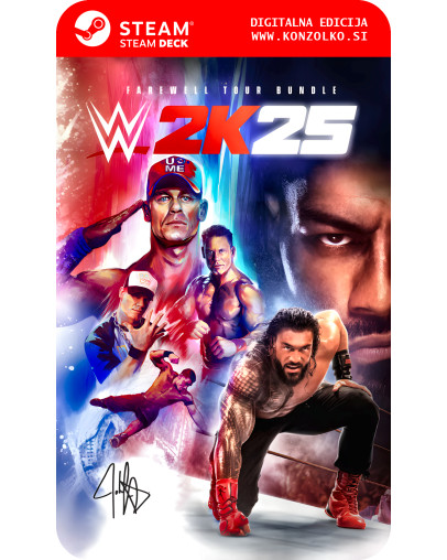 WWE 2K25 - Steam koda brez škatlice (WINDOWS PC | STEAM DECK)