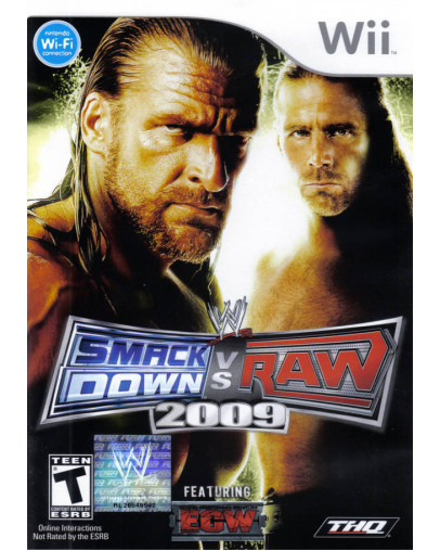 WWE SmackDown vs. Raw 2009 (WII) - rabljeno