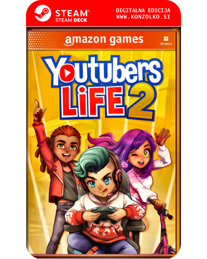 Youtubers Life 2 - Steam koda brez škatlice (WINDOWS PC | STEAM DECK)