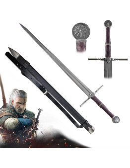 The Witcher Geralt of Rivia replika jeklenega meča