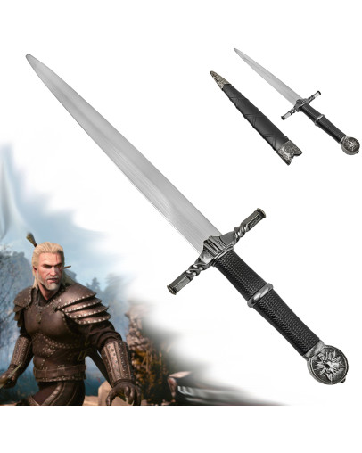 The Witcher Geralt of Rivia replika miniaturnega jeklenega meča