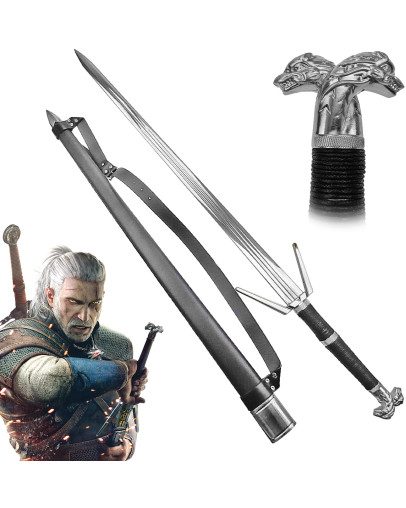 The Witcher Geralt of Rivia replika srebrnega meča