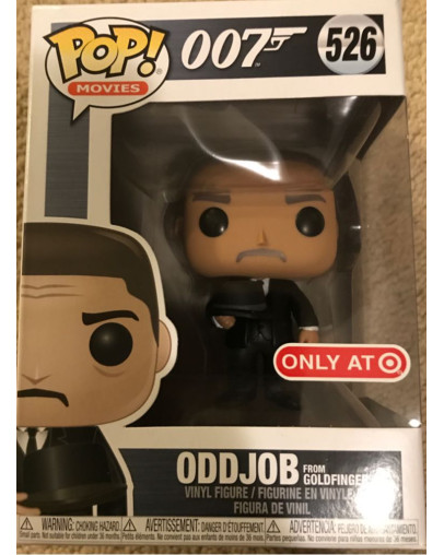 Funko Pop Vinyl James Bond Goldfinger Oddjob Throwing Hat