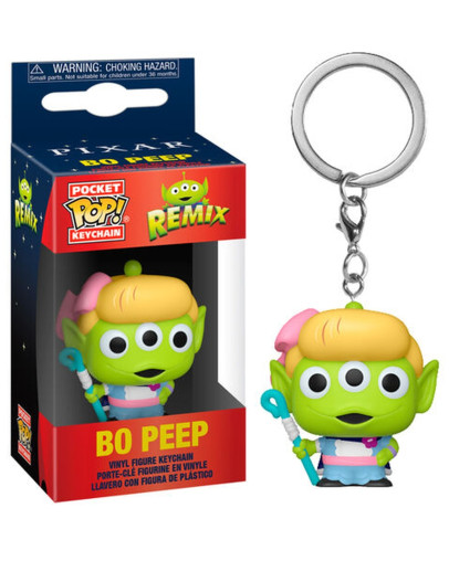 Funko Pop Keychain Pixar Alien Remix Bo Peep