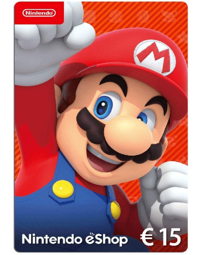 Nintendo eShop darilna kartica za 15 EUR