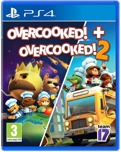 Overcooked + Overcooked 2 Double Pack (PS4)