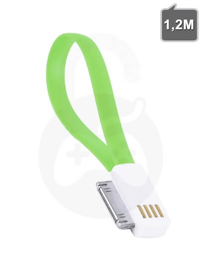120cm USB Podatkovni in Polnilni Kabel za iPhone, iPad, iPod, zelen