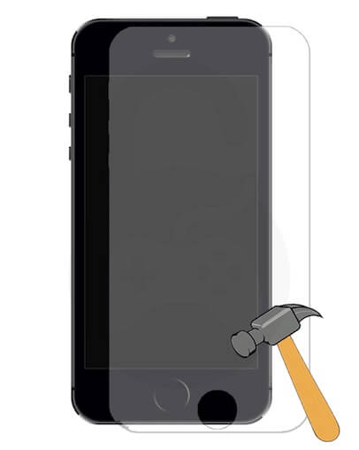 iPhone 5, iPhone 5S, iPhone 5C zaščitno steklo za ekran