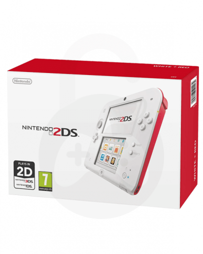 Nintendo 2DS rdečo-bel + SD 4GB + napajalnik