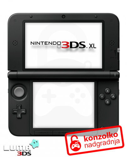 Nintendo 3DS XL Boot9strap + Luma3DS (3DS igre) + Homebrew Launcher + Navodila