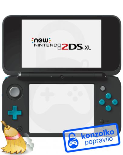 Nintendo NEW 2DS XL Temeljito Čiščenje