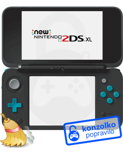 Nintendo NEW 2DS XL Temeljito Čiščenje