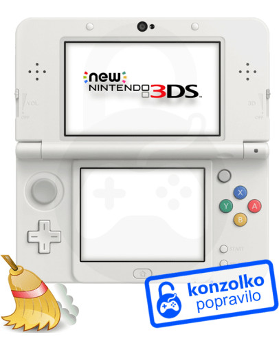 Nintendo NEW 3DS Temeljito Čiščenje